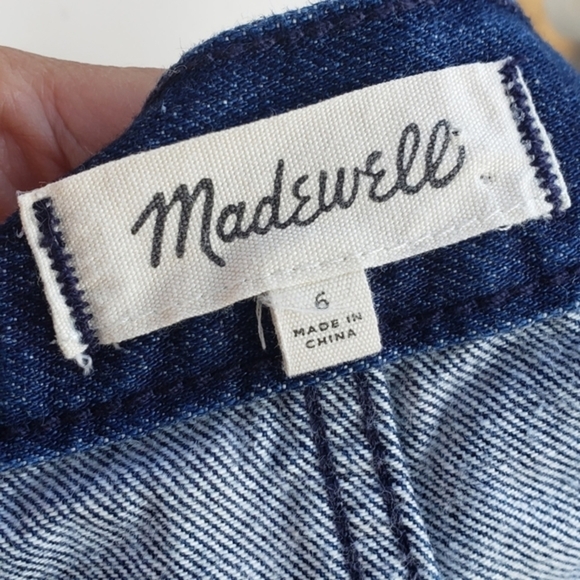 Madewell Raw-Hem Mini Wrap Skirt - Picture 6 of 9